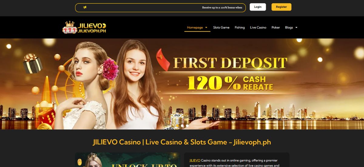 Interface of the Jilievo betting website.
